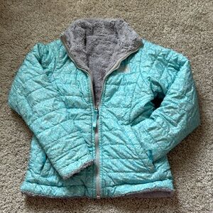 Blue reversible jacket